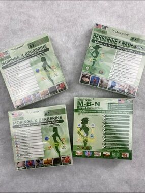 M-B-N / Moringa x Berberine Wellness Microneedle Patches - weight loss 4-wk supp